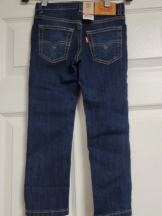 Levi's 510 NWT Skinny Fit Jeans Kids Size 4. - Picture 5 of 11
